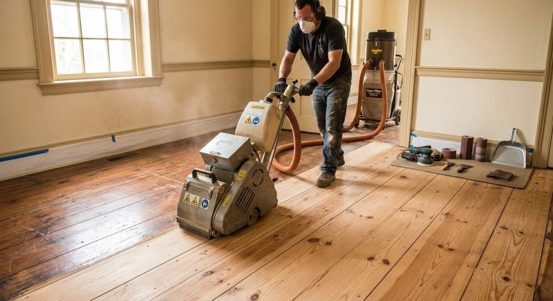 Wood Floor Refinishing Service
